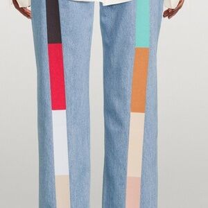 Still Here Tate Mid-Century Rainbow Straight-Leg Jeans